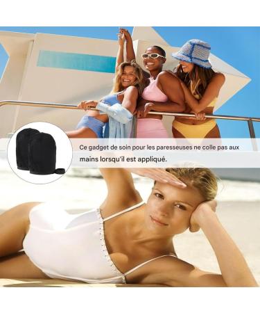  Naqqios Self-Tanning | Non-Stick Tanning Lotion Applicator - For Travel Outdoor Indoor Vacation Men Women Adults Teens Athletes Cyclists Golfers - Buy Online on GoSupps.com