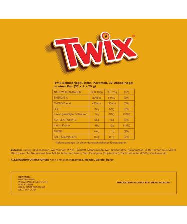 Twix Xtra Lot de 5 barres de biscuits au chocolat 75 g - Buy Online on GoSupps.com