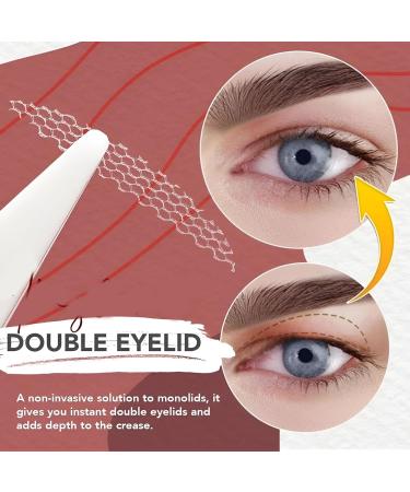 Vuioyrg Invisible Double Eye Stickers - Waterproof Lifting Strips for Instant Eyelid Enhancement (120 Pieces M-Half Moon) - Buy Online on GoSupps.com