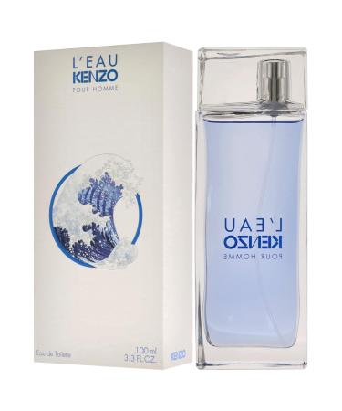 Kenzo L'Eau Pour Homme Eau de Toilette 3.3 Oz L'EAU PAR KENZO Kenzo 3.3 Fl Oz (Pack of 1) - Buy Online on GoSupps.com