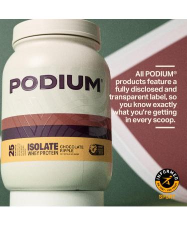 Buy Podium Nutrition Chocolate Ripple Whey Protein Powder - 25g Protein Gluten Free 25 Servings | Best International Shipping - Buy Online on GoSupps.com
