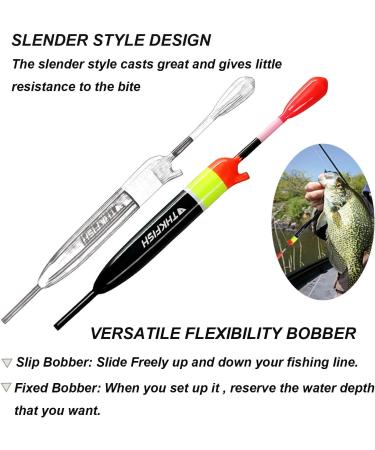 THKFISH Fishing Floats and Bobbers Slip Bobbers for Fishing Balsa Floats Fishing Bobbers Crappie 5g (1/6oz) 10g (3/8oz) 15g ( - Buy Online on GoSupps.com
