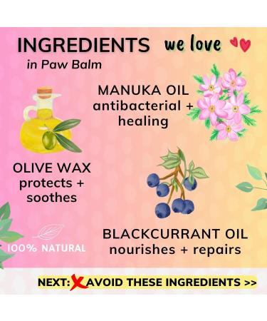 Dog Paw Balm for cracked dry itchy sore paws pads nose balm paw butter soother for dogs moisturises 100% natural soothing paw protector Made in the UK. 60g - Buy Online on GoSupps.com