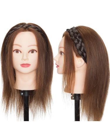 Tess Braided Hair Band | Adjustable Dark Brown Hair Tie & Extensions for Women | 50g Large Hair Accessories - Buy Online on GoSupps.com