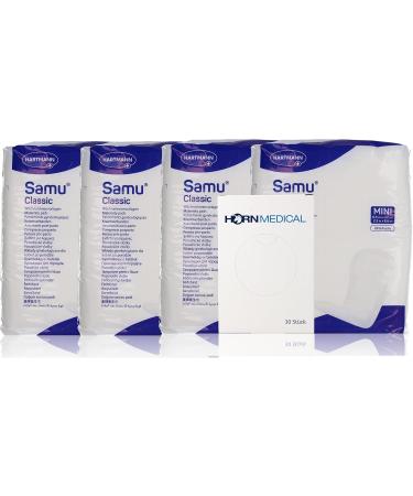 Buy 4x 20 Hartmann Samu Classic Postpartum Pads MINI & 105 Horn Medical Hygiene Bags - International Shipping Available - Buy Online on GoSupps.com