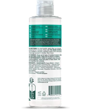 Faith In Nature Natural Coconut Conditioner Moisturizing Vegan & Cruelty Free Paraben & SLES Free For Hair - Buy Online on GoSupps.com