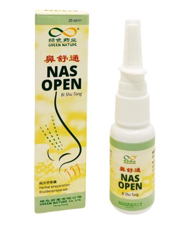 Bi Shu Tong (Nasopen) TCM herbal formula nasal spray 20ml Green Nature