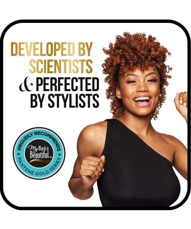 Pantene Gold Series Argan Oil Shampoo for Natural & Curly Hair | Sulfate Free 8.5 Fl Oz - International Shipping Available - Buy Online on GoSupps.com