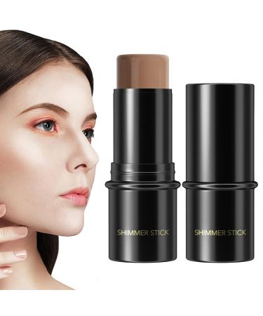 Highlighter Makeup Stick | Non-Irritating Ingredients Face Highlighter Face Contouring Shaping Makeup Highlighter Stick for Most Skins Aezon 10