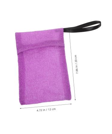 Buy Purple Nylon Bubble Net Bath Bag for Shampoo Bars Eco-Friendly Durable & Ideal for Travel - Buy Online on GoSupps.com
