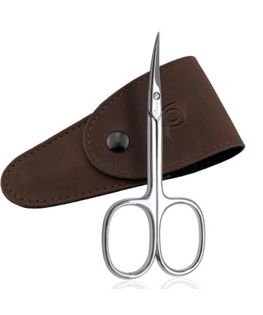 marQus Solingen Scissors - Cuticle Scissors Germany - Curved Blade Nail Scissors Germany - Pedicure Beauty Grooming Kit for Nail Eyebrow Eyelash Dry Skin - Nail sicssors Classic Cuticle