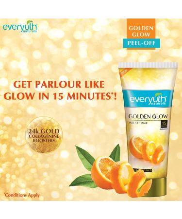 Naturals Golden Glow Peel Off Mask - Radiant Skin Detoxify & Rejuvenate - Buy Online Worldwide - Buy Online on GoSupps.com