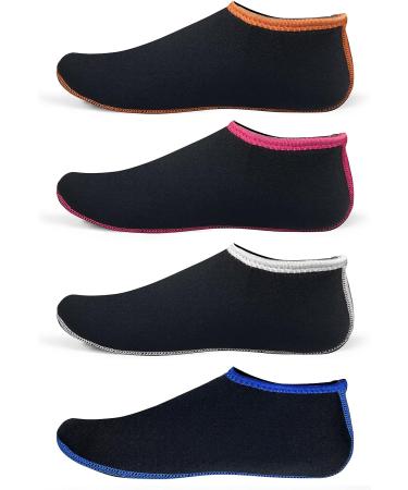 BorBorna 3mm Neoprene Socks - Blue Medium | Diving, Surfing, Sailing, Beach & Water Activities - Buy Online on GoSupps.com