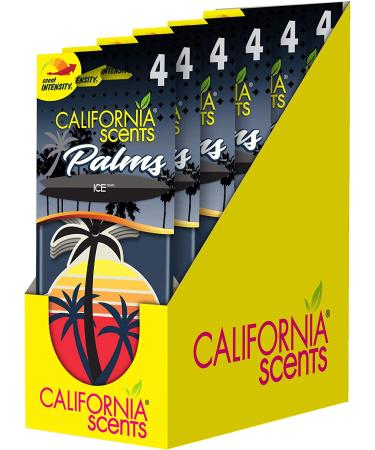 California Scents Hanging Palms Car Air Freshener, Odor Eliminator for Cars & Trucks - 24 Pack - Buy Online on GoSupps.com