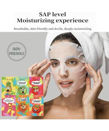Face Mask Set Skin Care for Teenage Girls - Moisturizing Fruit Sheet Mask to Rejuvenating & Smoothing - Face Masks Skincare to Solve Skin Problems & Improve Skin Quality - Gift Set for Women (Set D) - Buy Online on GoSupps.com