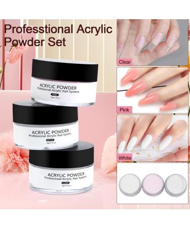 Shop Acrylic Nail Kit: Complete Set with Glitter & Carving Powder for Beginners - 9 Colors for Perfect Nail Extensions - Buy Online on GoSupps.com