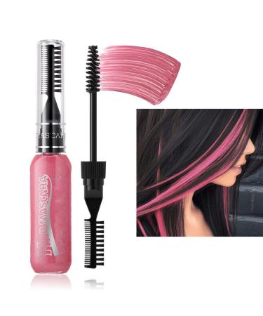 Peignes craie pour cheveux pour filles peigne craie pour cheveux lavable - Ensemble de teinture de couleur de cheveux lavable | Ensemble de peignes de teinture temporaire pour cheveux 8 B 1 unit (Lot de 1)