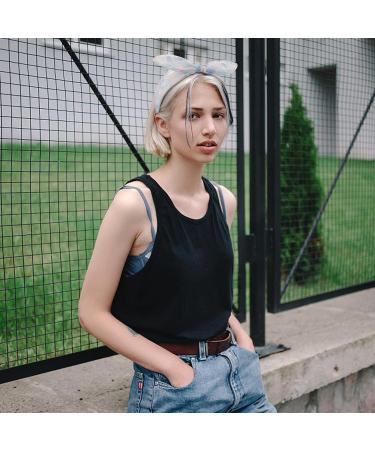 Jaciya Tie Dye Bow Headband for Women & Girls - Non Slip Wide Fashion Hair Band in Purple - Buy Online on GoSupps.com