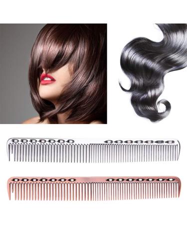 Nicoone Professional Hair Cutting Comb - Aviation Aluminum Salon Master Barber Comb for Styling and Precision Cuts - Pink, L 8.4x1in - Buy Online on GoSupps.com