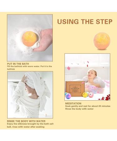 Handmade Bath Bombs Gift Set with Natural Essential Oils - Perfect Birthday Gift for Women, Kids, Men - 12 Piece Bubble Bath Bombs Set - Buy Online on GoSupps.com