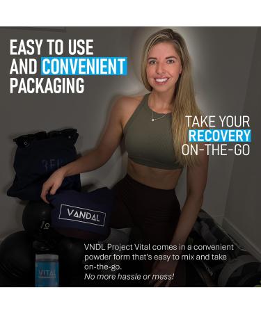 VNDL Vital EAA Supplement for Recovery with Amino Acids & Electrolytes Powder- Boost Muscle & Hydration with BCAAs-Improve Performance with Coconut Water Powder- Blue Razz Gummies Flavour- 30 Servings - Buy Online on GoSupps.com