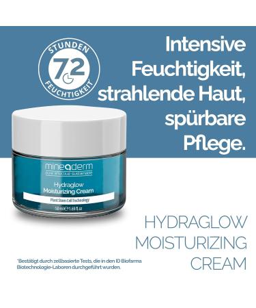 Mineaderm Hydraglow Moisturising Face Cream - With HYDRAFENCE AQUAXYL & Vitamin E - Supports Skin Elasticity and Skin Barrier - For Radiantly Fresh Complexion - 1 69 fl oz - Buy Online on GoSupps.com