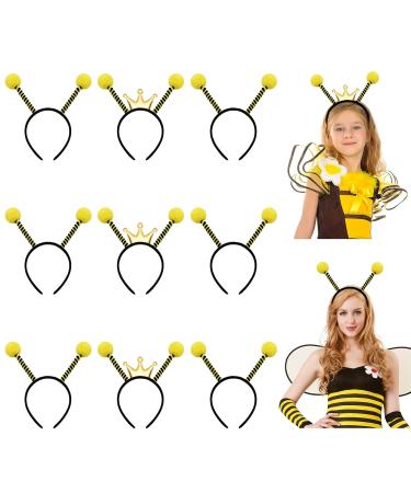 Beaupretty Bee Headbands - 9 Pack Antenna Hairbands for Kids & Adults Party Favors | Fun Costume Accessories - Buy Online on GoSupps.com