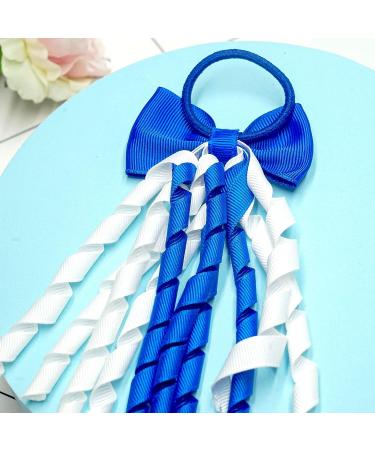 30Pcs Cheer Bows for Girls - Grosgrain Ribbon Hair Bows for Cheerleaders and School - Elastic Hair Ties for Toddlers to Teens - Back to School Accessories - Buy Online on GoSupps.com