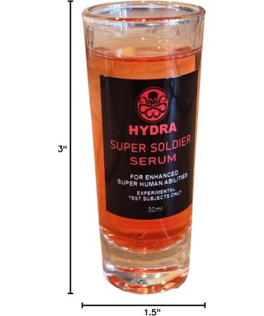 Dead Head Props Marvel Captain America Hulk Hydra Super Serum Shot Glass 2.5oz | International Shipping Available - Buy Online on GoSupps.com