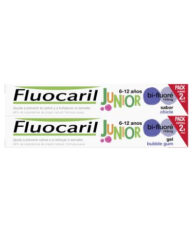 Junior 6-12 years Toothpaste Gel Bubble 2x75ml