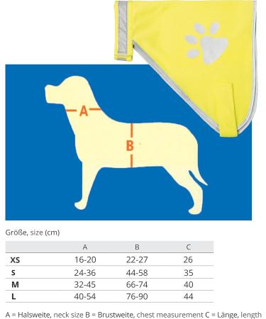 Dog Warning Vest Size M - Reflective Safety Vest with Velcro for Visibility in Low Light Conditions - Buy Online on GoSupps.com