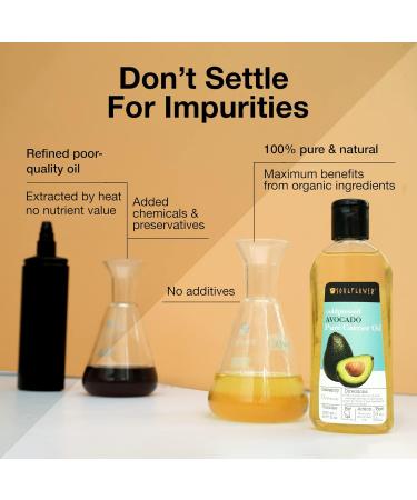 Soulflower Avocado Oil 6.77 Fl Oz - Coldpressed Hair & Skin Moisturizer, Vegan & Cruelty-Free - Paraben, Silicone & Sulfate-Free Formula - 100% Pure Avocado - Shop Now! - Buy Online on GoSupps.com