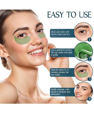 60PCS Aloe Vera & Collagen Under Eye Patches for Dark Circles, Puffiness & Wrinkles - Buy Online on GoSupps.com