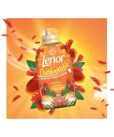 Lenor Outdoorable Fabric Conditioner 210 Washes 2.94L (490 ml x 6) Tropical Sunset Ultra Concentrated Outside Freshness Even When Drying Inside - Buy Online on GoSupps.com