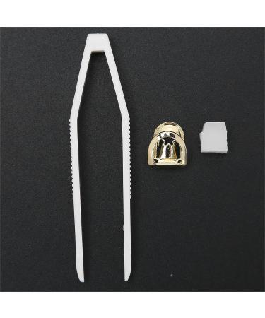 Teeth Brace Decoration Halloween Hip Hop Teeth Electroplate Brass for Most Teeth for Daily Use for Party(gold) - Buy Online on GoSupps.com