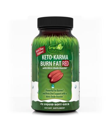 Irwin Naturals Keto-Karma Burn Fat Red  72 Liquid Soft-Gels