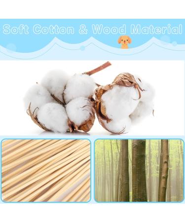 Vactop Cotton Swabs for Pets - 100 Pieces Ear Cleaner for Dogs & Cats - 15cm & 12cm Sizes - Buy Online on GoSupps.com