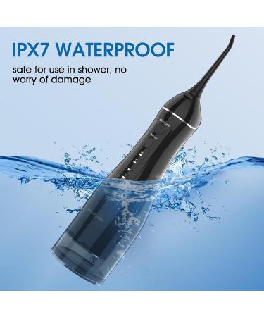 Water Dental Flosser Pick - Cordless Portable Oral Irrigator 300ML Rechargeable IPX7 Waterproof - Perfect for Home & Travel - Buy Online on GoSupps.com