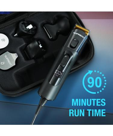 SUPRENT Hair Trimmer for Men - 16-Piece Waterproof Grooming Kit | Mustache Nose & Ear Trimmer | Premium Gift for All Hair Types - Buy Online on GoSupps.com