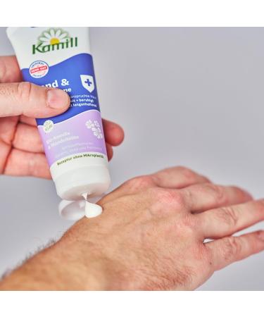 Kamill Protect Hand & Nail Cream 100ml - Soothes and protects permanently with Almond Blossoms and Panthenol Free of Parabens and Animal Ingredients (10) - Buy Online on GoSupps.com