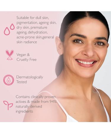 SKINICIAN Advanced Pro-Radiance Enzyme Cleanser - Foaming Facial Cleanser with Anti-Ageing Properties - Gentle Facial Exfoliator - Natural AHA Cleanser - Vegan & Cruelty Free Skincare (150ml) - Buy Online on GoSupps.com