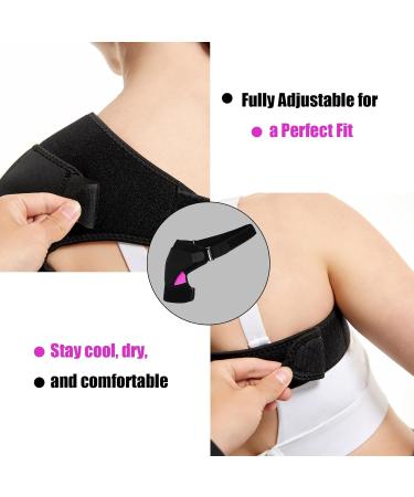 1 Pcs Shoulder Brace Adjustable Shoulder Support Brace Shoulder Support for Women Shoulder Relief Pain Rotator Cuff Shoulder Supports Rotator Cuff for Shoulder Relief Pain Support Fits Left and Right - Buy Online on GoSupps.com