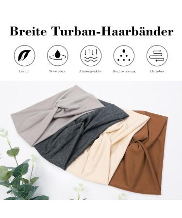 Buy Boho Hair Bands for Women | 18 cm Wide Elastic Headbands & Hair Accessories - Buy Online on GoSupps.com