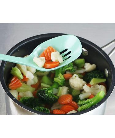 Reston Lloyd Melamine Slotted Spoon Kitchen Premium Quality Utensil with Heat Resistant Ergonomic Handle Durable BPA-Free Plastic Seafoam 11.5 inch Long One Piece Seafoam - Buy Online on GoSupps.com