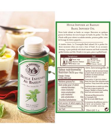La Tourangelle Walnut Oil Basil Oil & Pistachio Oil Trio Pack - 750 ml | Premium Gourmet Oils for Cooking & Dressing | International Shipping Available - Buy Online on GoSupps.com