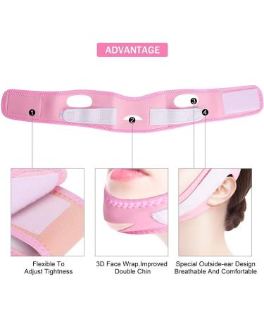 Facial Lifting Lose Losing Belt - V-Line Kinnbackenband for Double Chin Care Weight Loss & Anti-Wrinkle Treatment | Face Lifting Bandage - Shop Internationally! - Buy Online on GoSupps.com