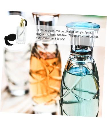 Beatifufu 1pc Perfume Bottle Perfume Bottle Essential Oil Bottle Shampoo Dispenser Spray Empty Bottle Essential Oil Perfume Shampoo Container Spray Glass Cover Travel Vintage 11.00X4.00X3.50CM Black - Buy Online on GoSupps.com