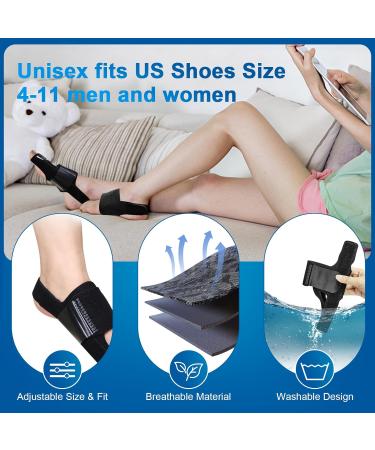 Bunion Correction Kit - 2pc Big Toe Spacers & Adjustable Splint for Hallux Valgus Relief | Orthopedic Toe Separators for Men & Women - Buy Online on GoSupps.com