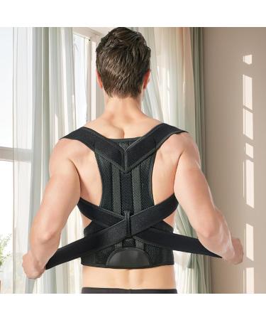 Back Posture Corrector Adjustable Upper Back Support Belt Shoulder Brace - Training Belts Back Support Straightener Posture Support Brace Soft Posture Corrector for Women Men Xl - Buy Online on GoSupps.com