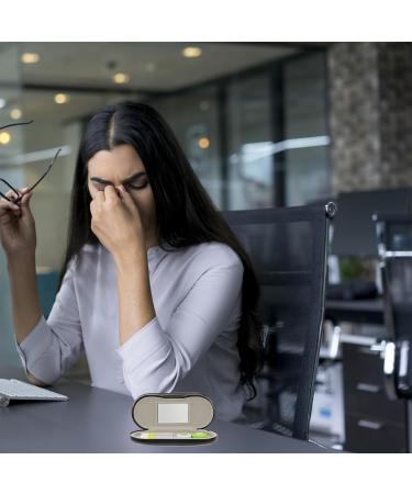 Lens Case and Glasses Case with Built-in Mirror Tweezer and Solution Bottle - 2-in-1 Eyeglass and Lens Case Double Layer Portable Lens Box for Home Travel - Buy Online on GoSupps.com